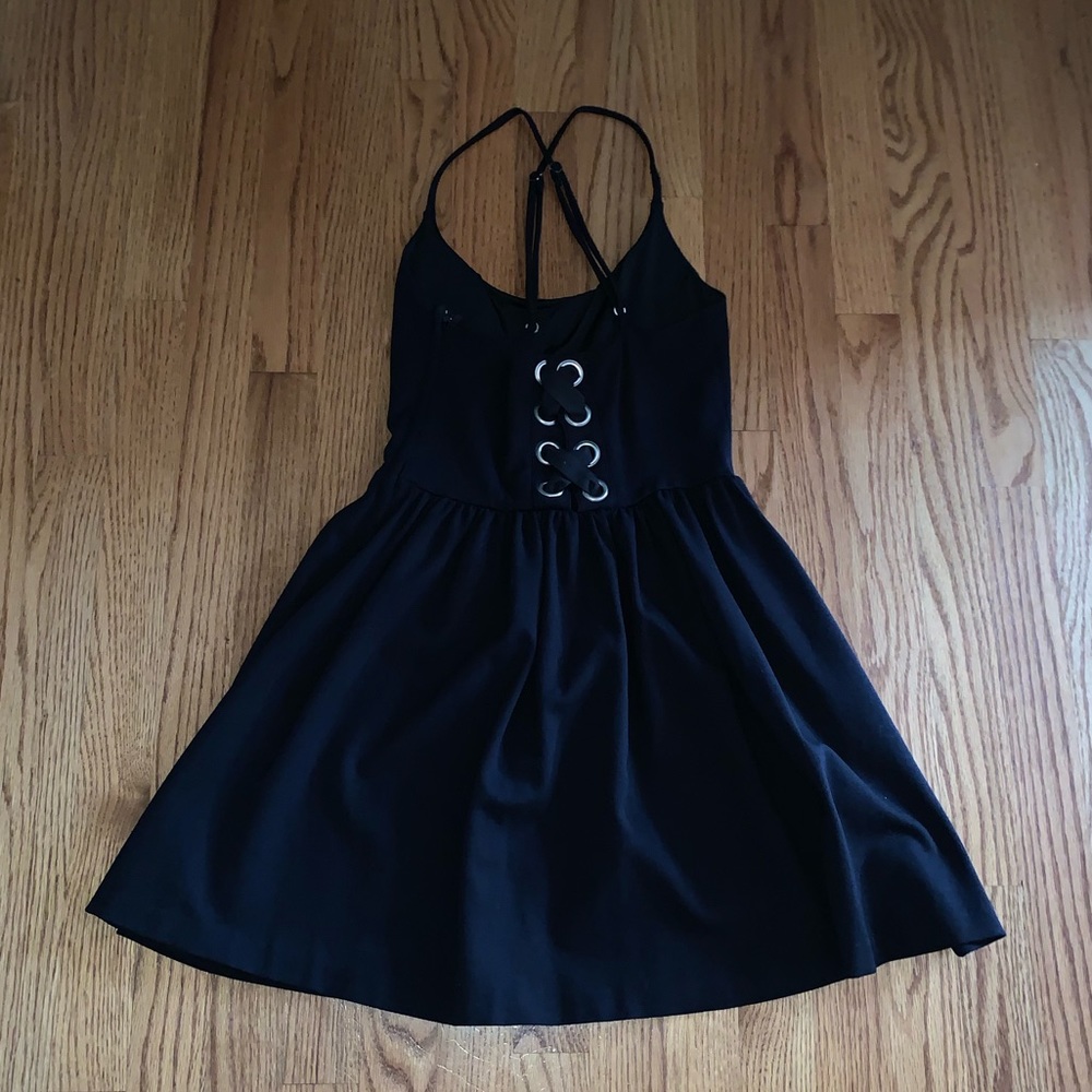 Black Mini Dress - Picture 3 of 4